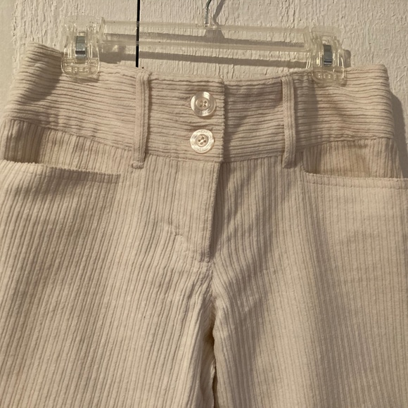 Bebe Corduroy Pants Off White Size 0 NWOT - Picture 4 of 16